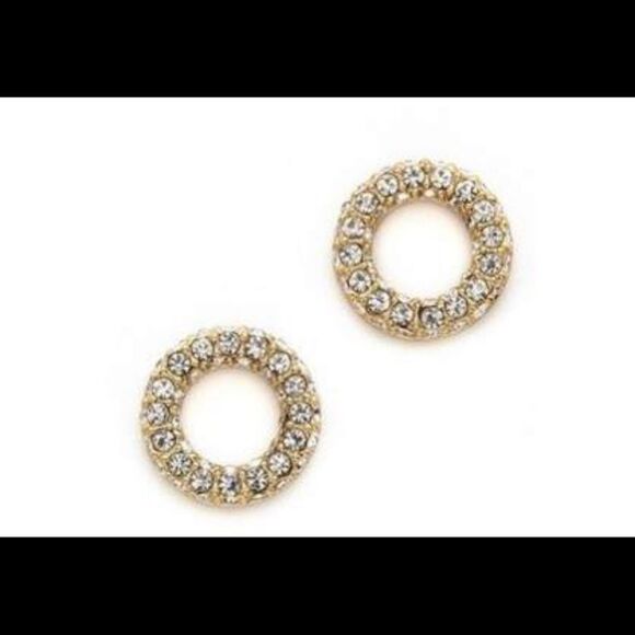 Kate Spade Open Circle Pave Studs - Picture 1 of 4